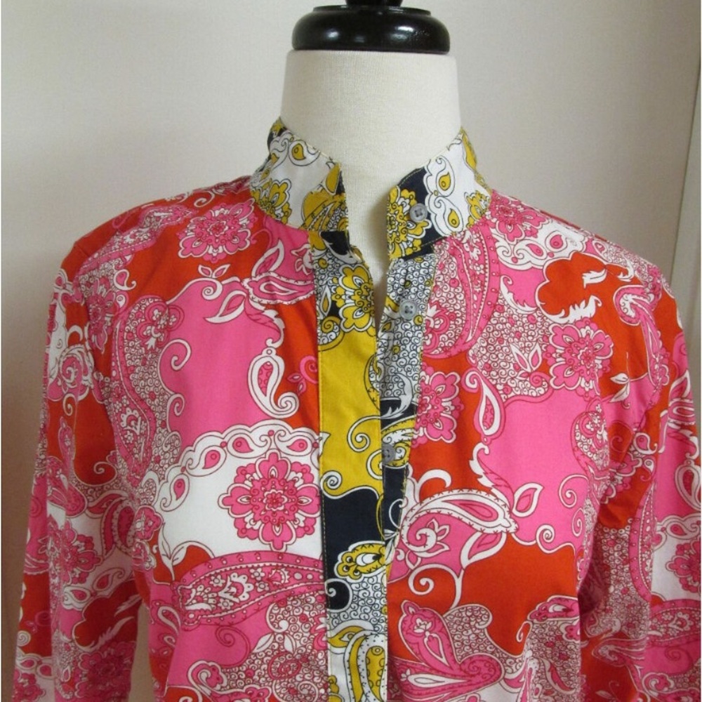 J.Crew vintage paisley XXS.